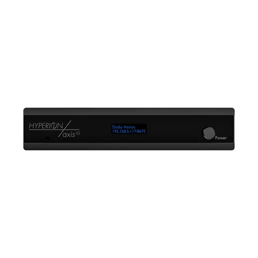 AudioControl Hyperion AXIS-10 – Frontansicht mit Anzeige