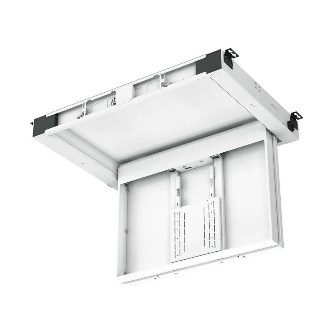 Future Automation CHR7 – Deckenklappe für große Displays, die im Deckenhohlraum verschwindet