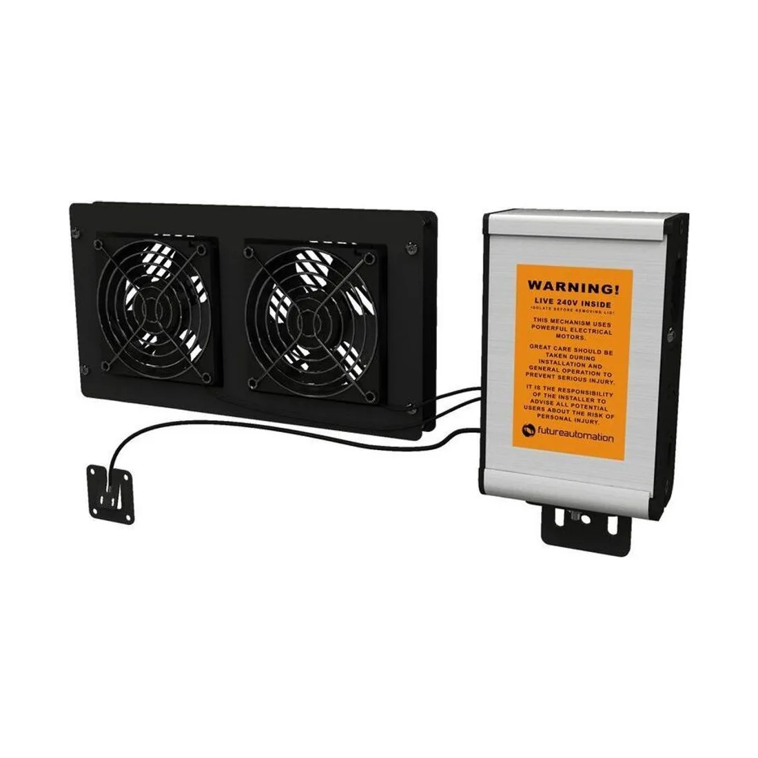 Future Automation SAC-U2 Smart Airflow Control – flache Lüftereinheit mit RS232 und Kontaktschließung