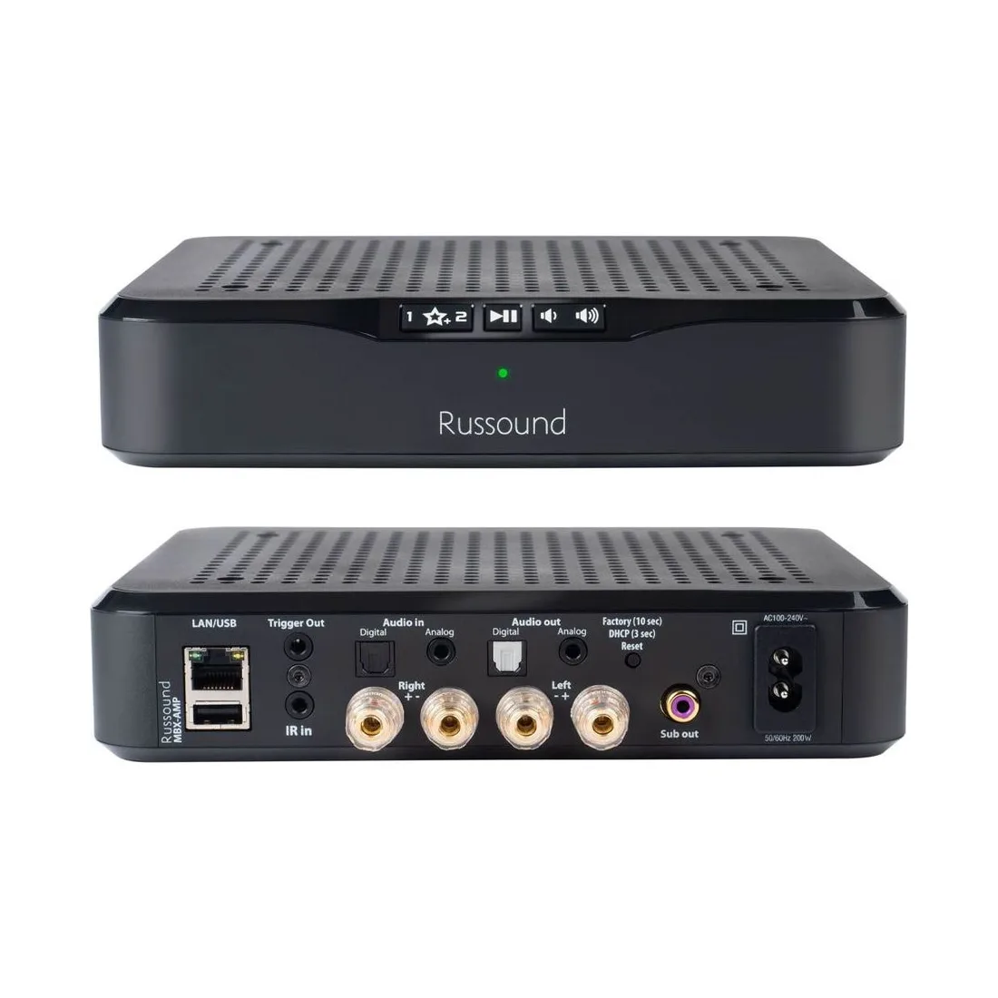 Russound MBX-AMP – Streaming-Verstärker für einen Raum, erweiterbar auf 32