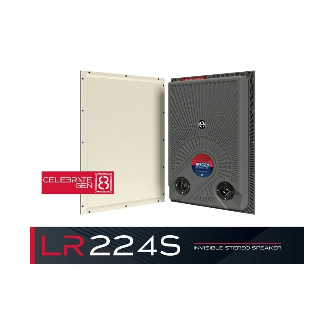 Stealth Acoustics LR224S – echtes Stereo aus einem einzigen unsichtbaren Paneel