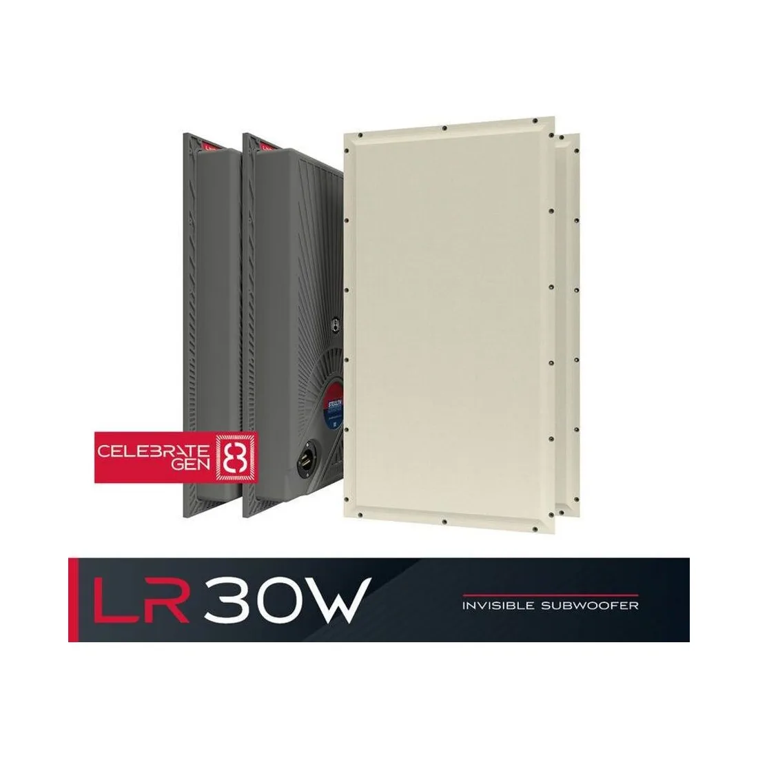 Stealth Acoustics LR30W – der unsichtbare Hochleistungs-Subwoofer mit vier 8-Zoll-Woofern