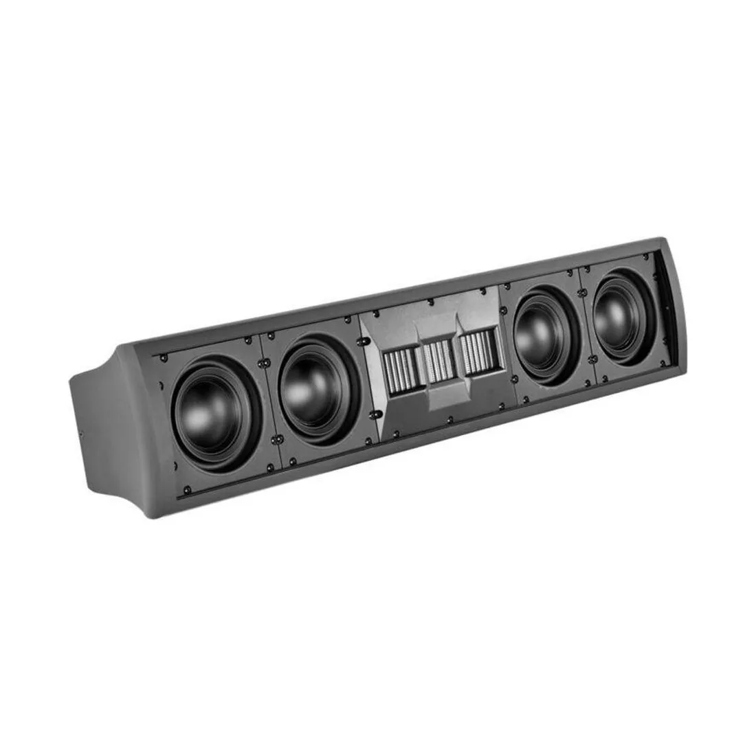 Wisdom Audio SAGE C38m – die flache Aufbau-Punktquelle mit vier Tieftönern für die Wand
